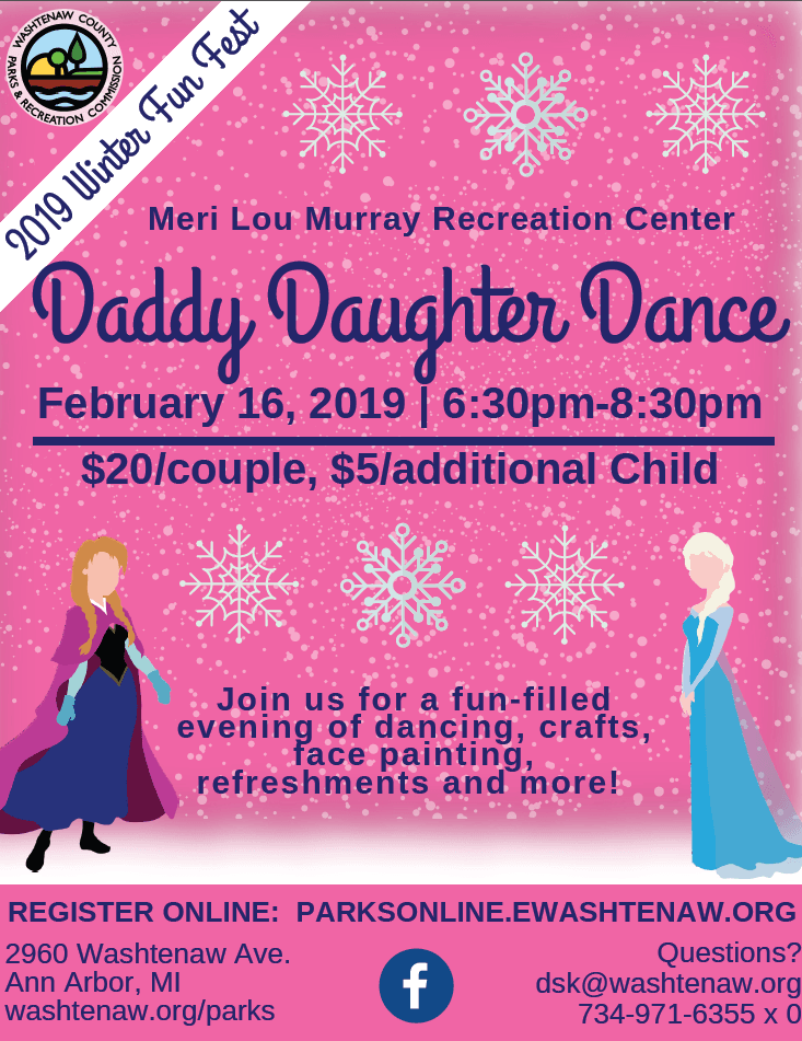 Daddy Daughter Dance at the Murray Rec Center | Kids Out and About Ann ...