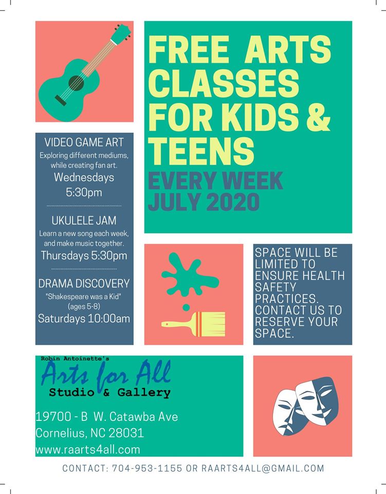 Free Art Classes for Children & Teens - Arts for ALL | Kids Out and ...