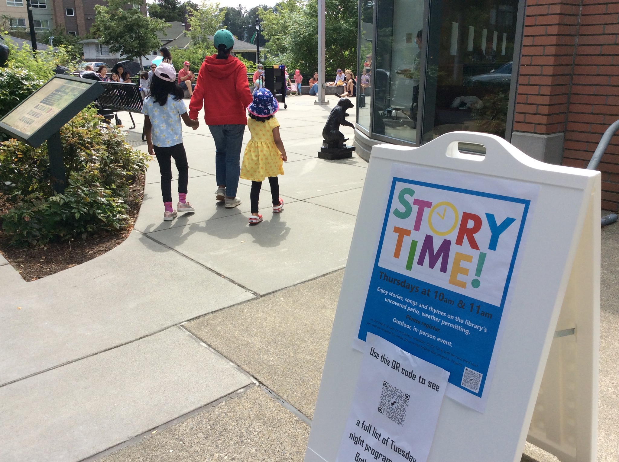Outdoor Family Story Time at the Bothell Library | Kids Out and About ...