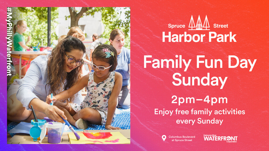 Slunda Fun Family Fun Day Sunday at Spruce Street Harbor Park | Kids Out and About ...