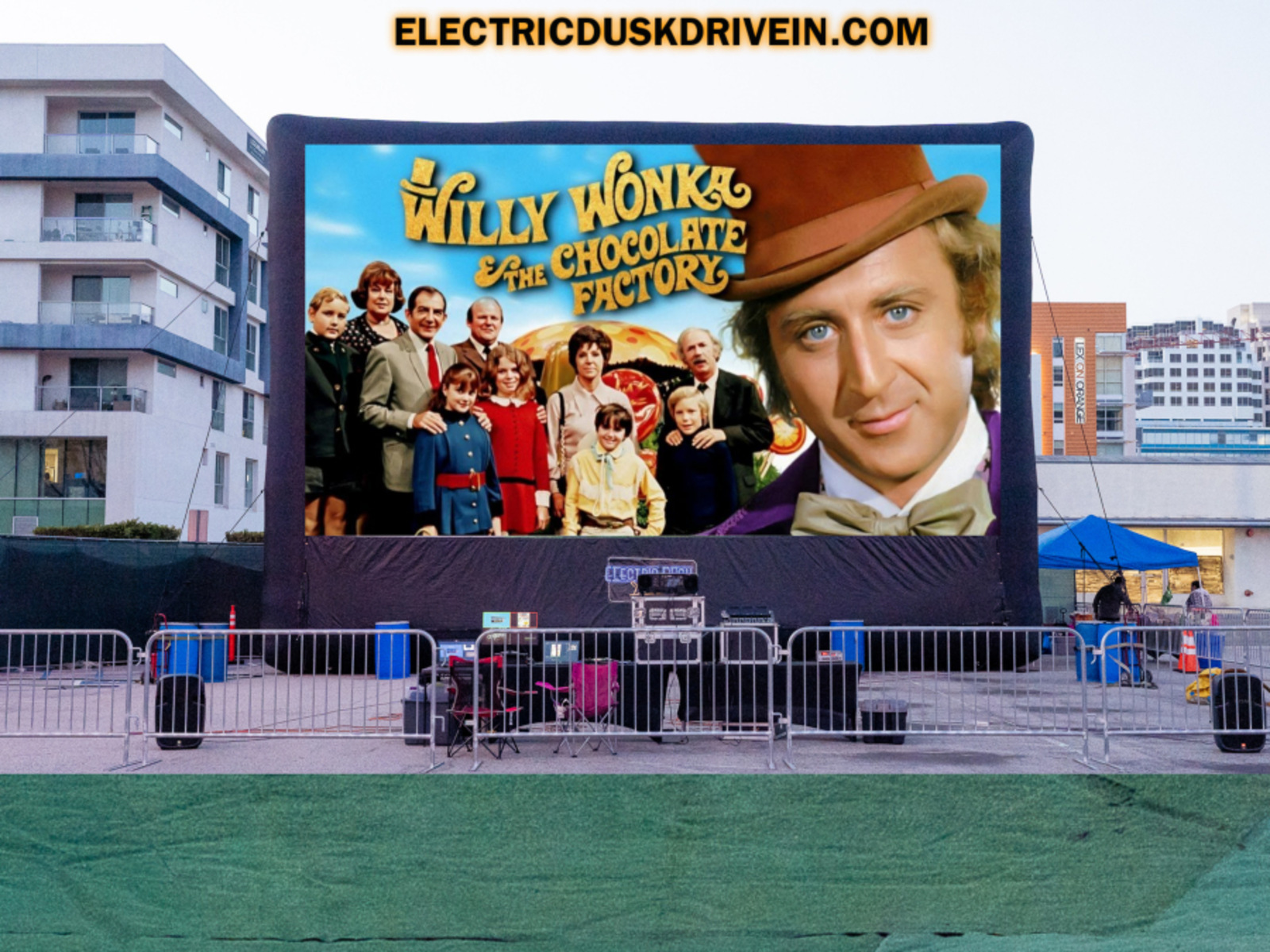 Willy Wonka & The Chocolate Factory@ Electric Dusk Drive-In | Kids Out ...