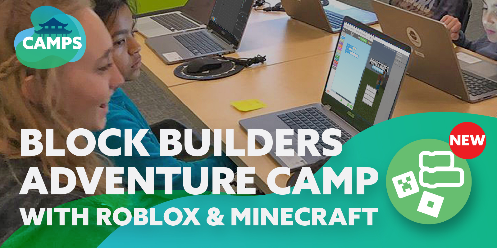 Block Builders Adventure Camp With Minecraft and Roblox | Kids Out and ...