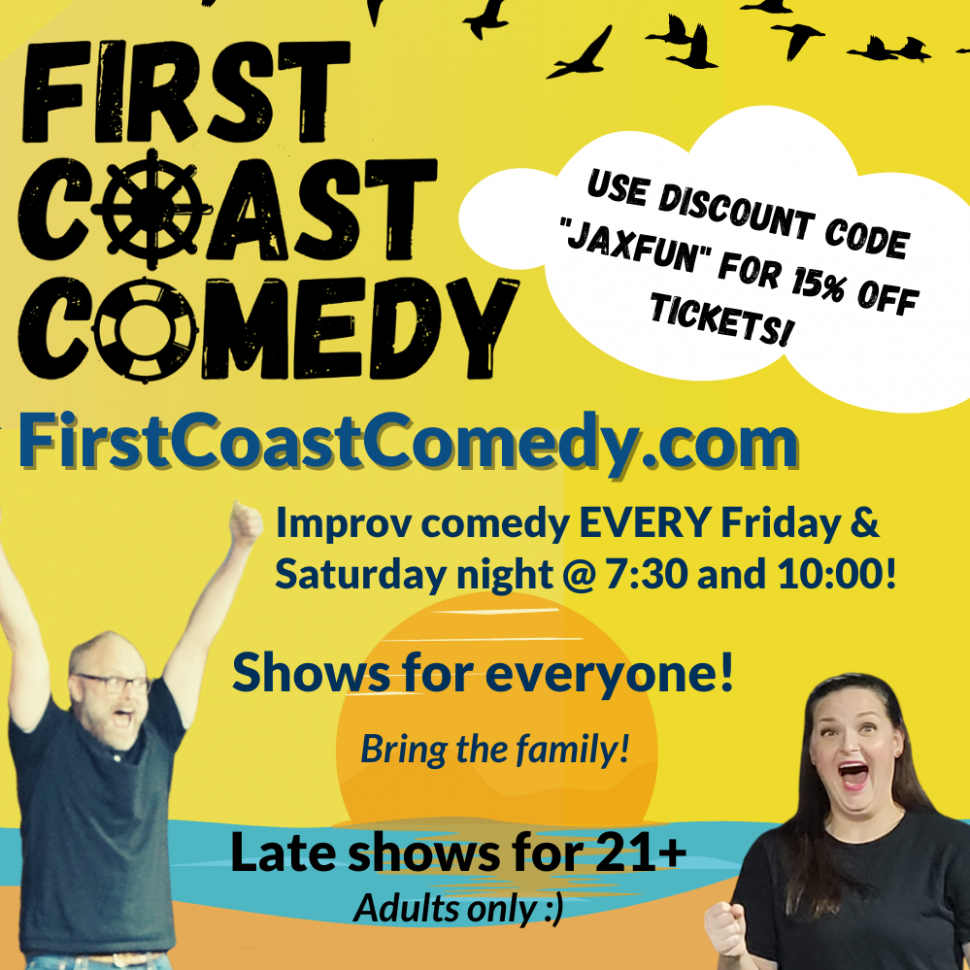 First Coast Comedy | Kids Out and About Jacksonville First Coast Comedy | Kids Out and About Jacksonville